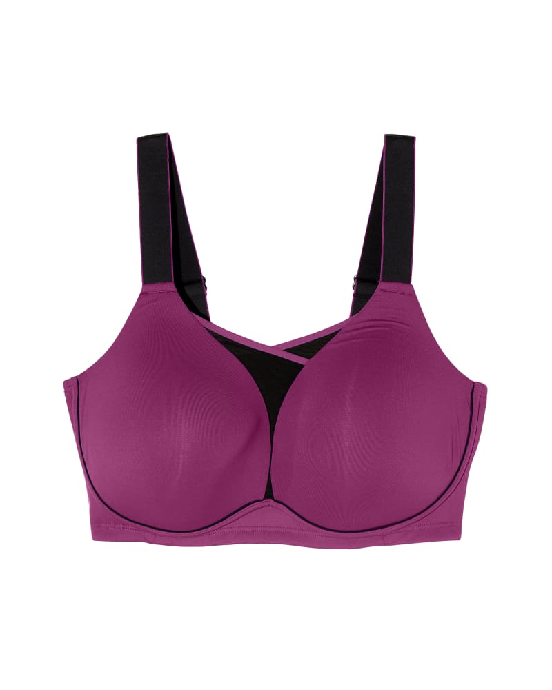 Front of plus size Aral Cooling Sports Bra by Livi | Dia&Co | dia_product_style_image_id:130086